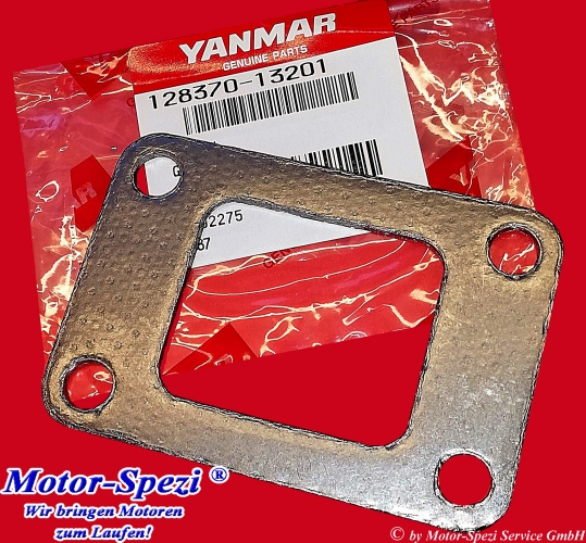 Dichtung zum Abgasbogen für Yanmar 2GMF, 3GM, 3HM, 128370-13201